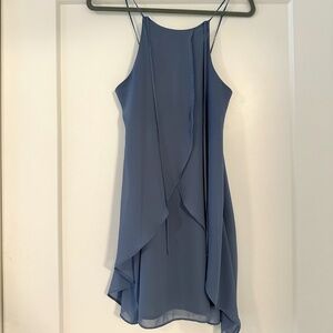 BCBGeneration blue chiffon mini dress